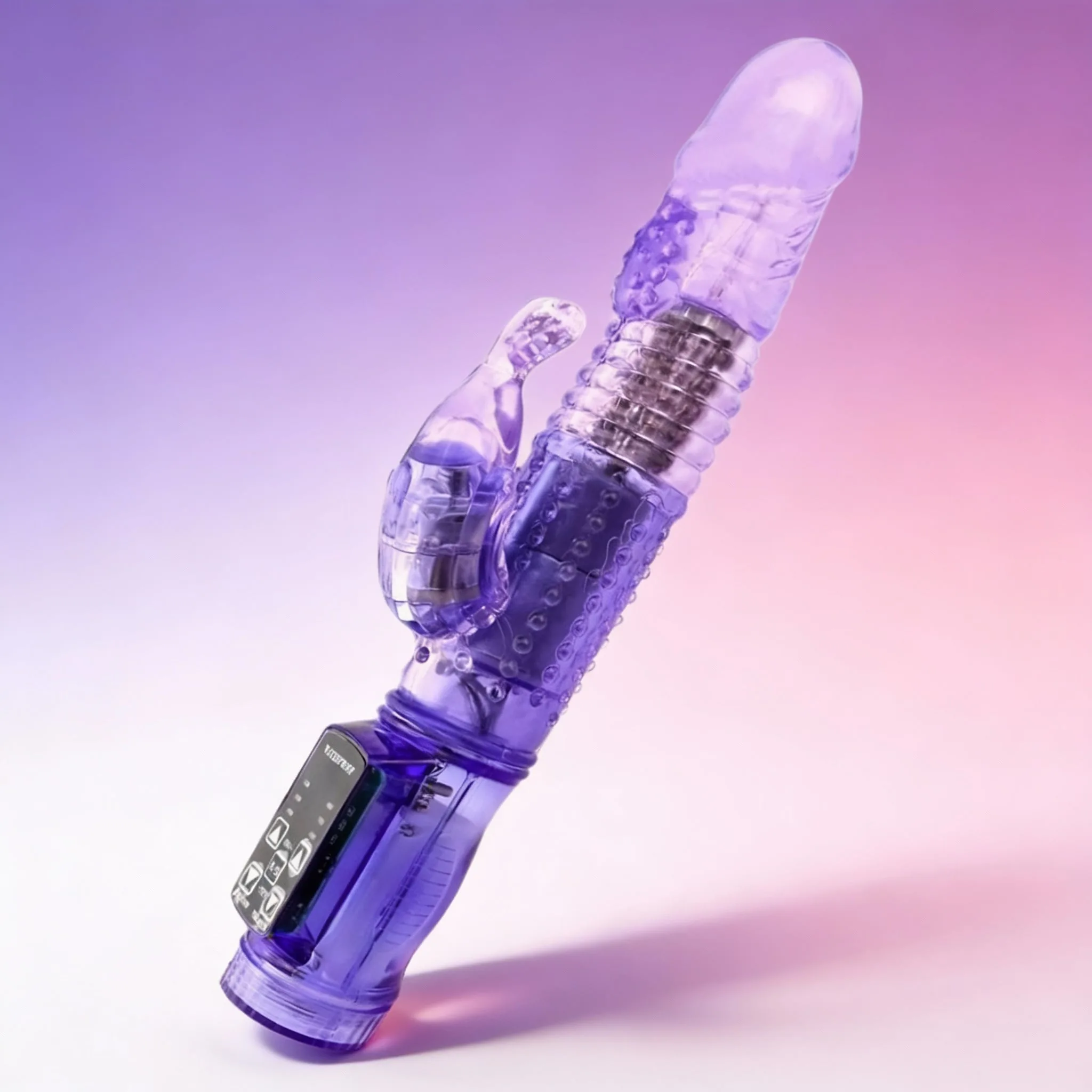 Consolador Conejito Vibrador + Rotador: imagen 1