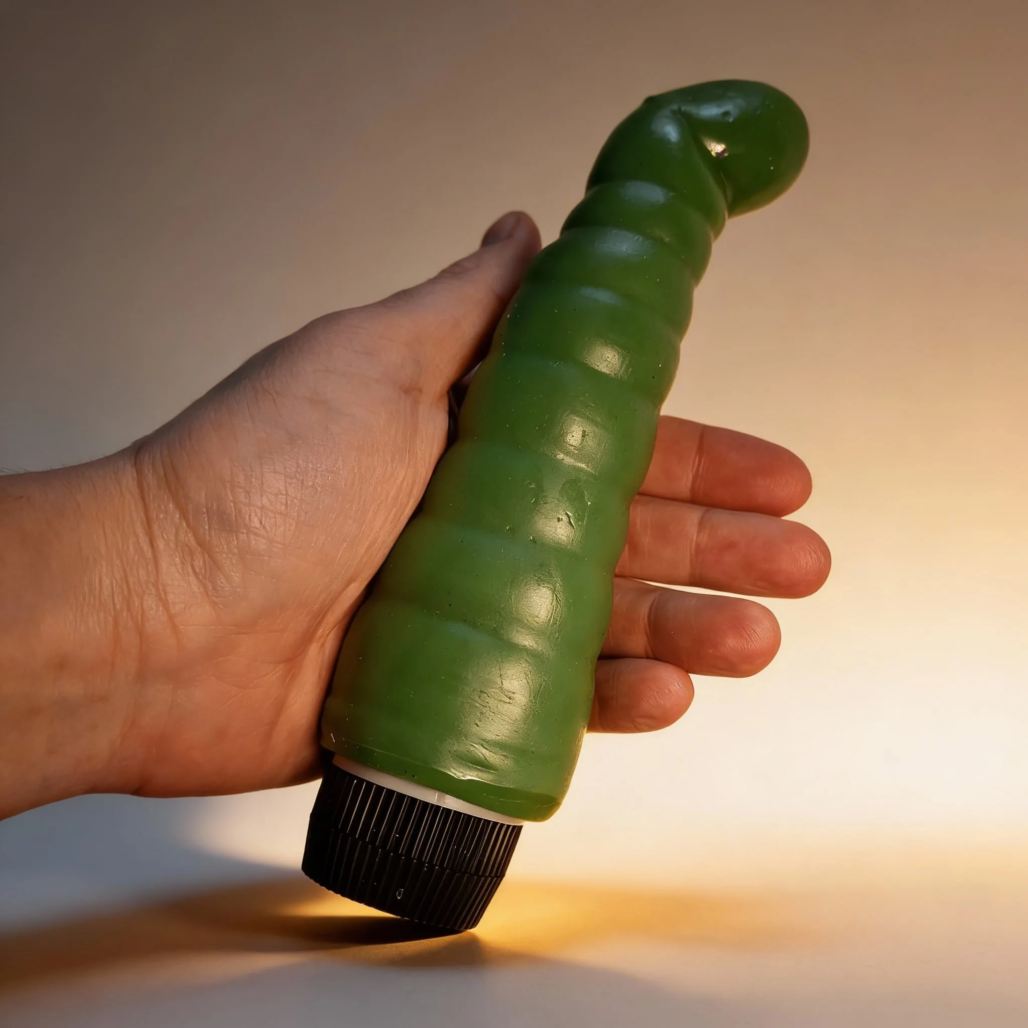 Vibrador Consolador Dinolino verde: imagen 1
