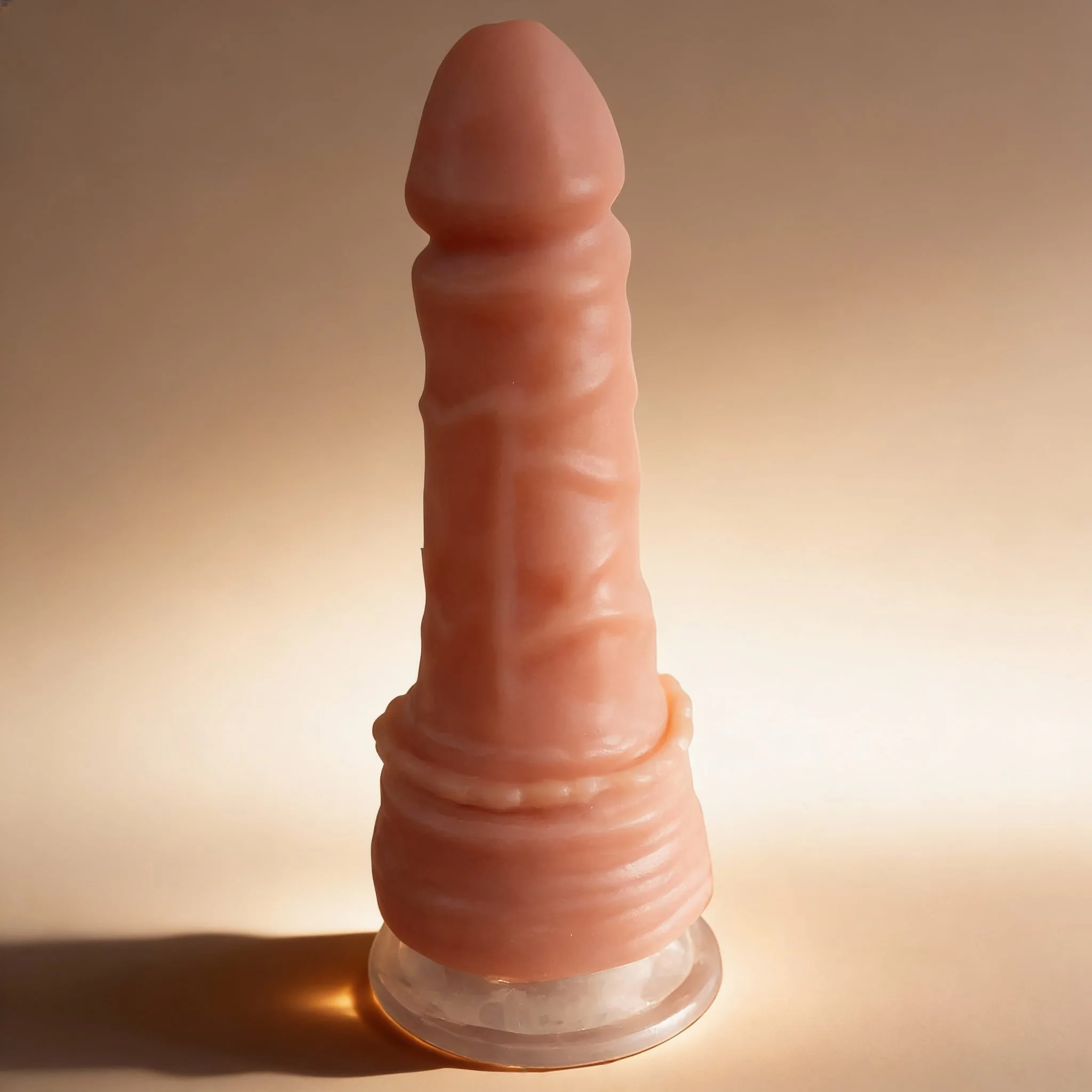 Consolador Pene Macizo Realistico 13×3cm – Con Ventosa: imagen 1