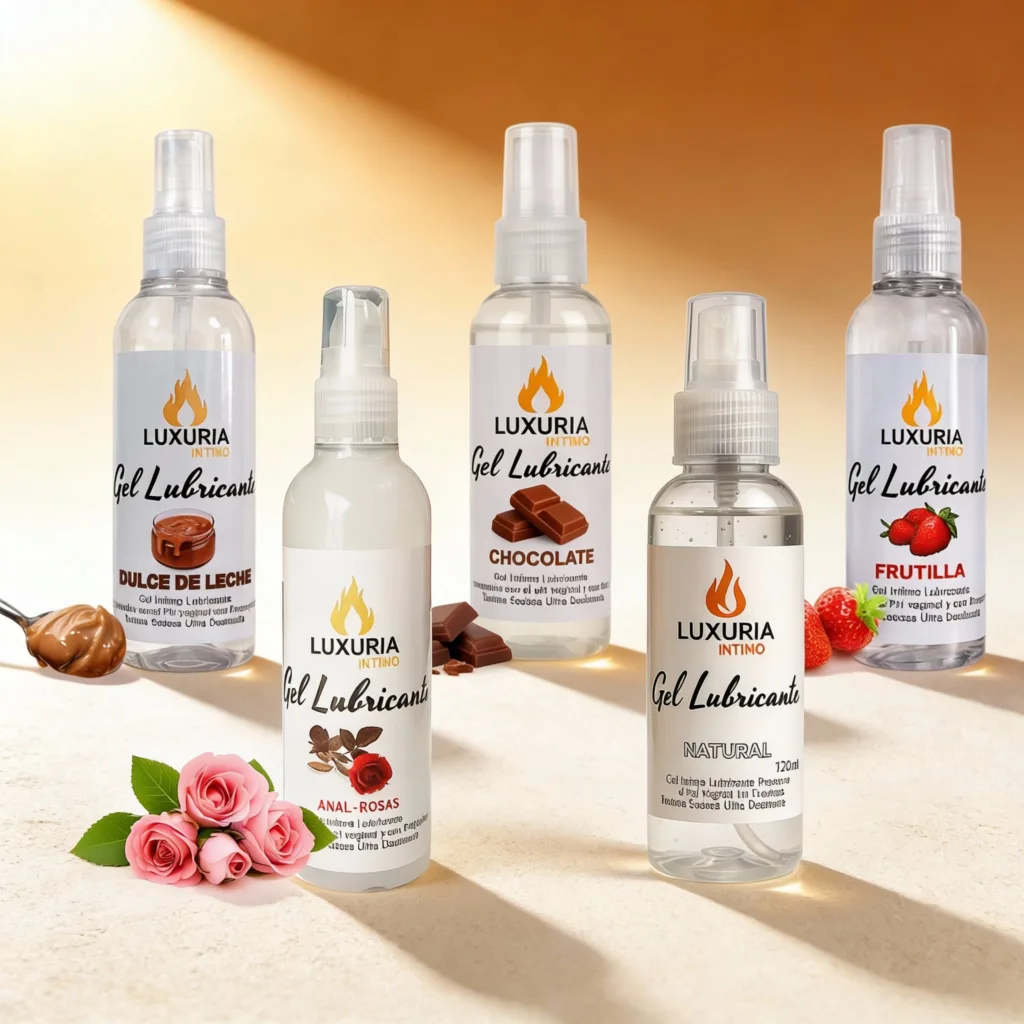 Combo Gel Lubricante Luxuria Pack x5