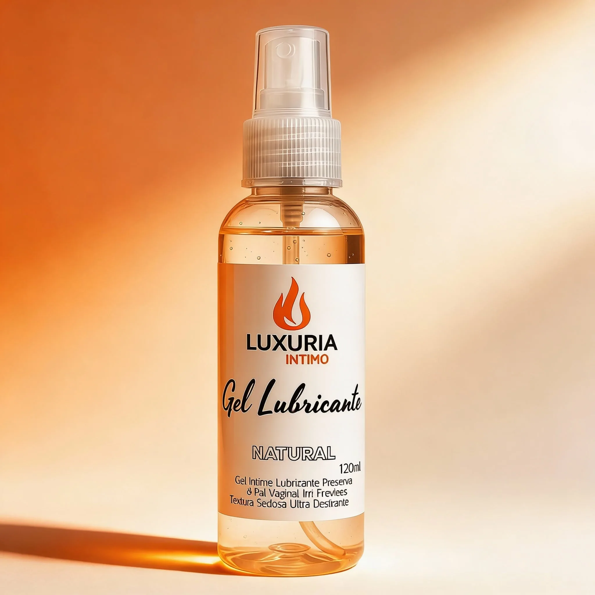 Gel Lubricante Luxuria Sabor Natural - 130cc: imagen 1