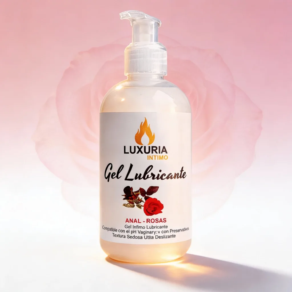 Gel Lubricante Luxuria Anal Rosas - 250cc