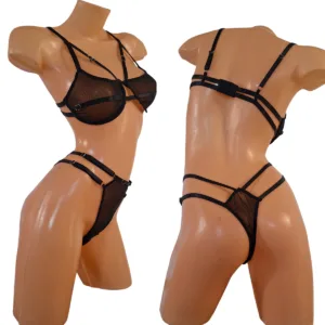 Conjunto Microtul Transparente con Aro Colaless (Art 2044) Talle 85 al 120: imagen 4