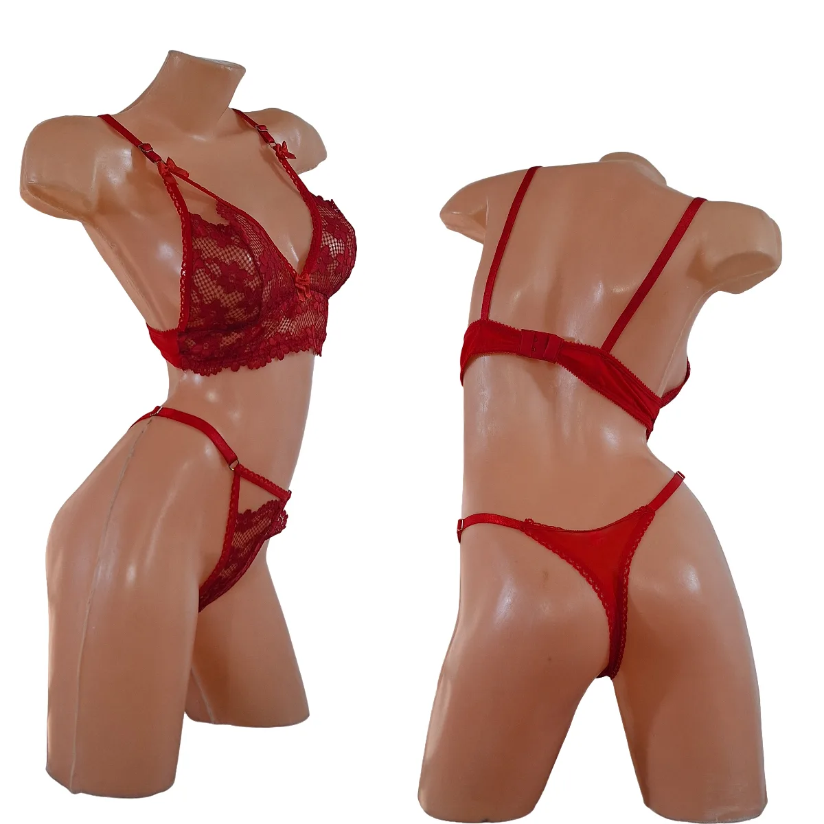 Conjunto Lenceria de Encaje (Art 5104) Talle 85 al 100: imagen 9