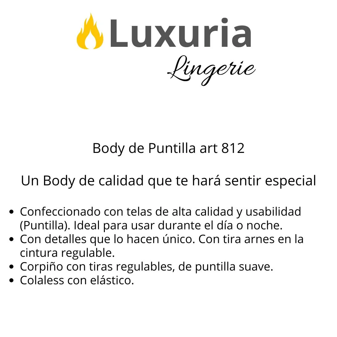 Body Encaje (Art 812) Talle 90 al 110: imagen 3