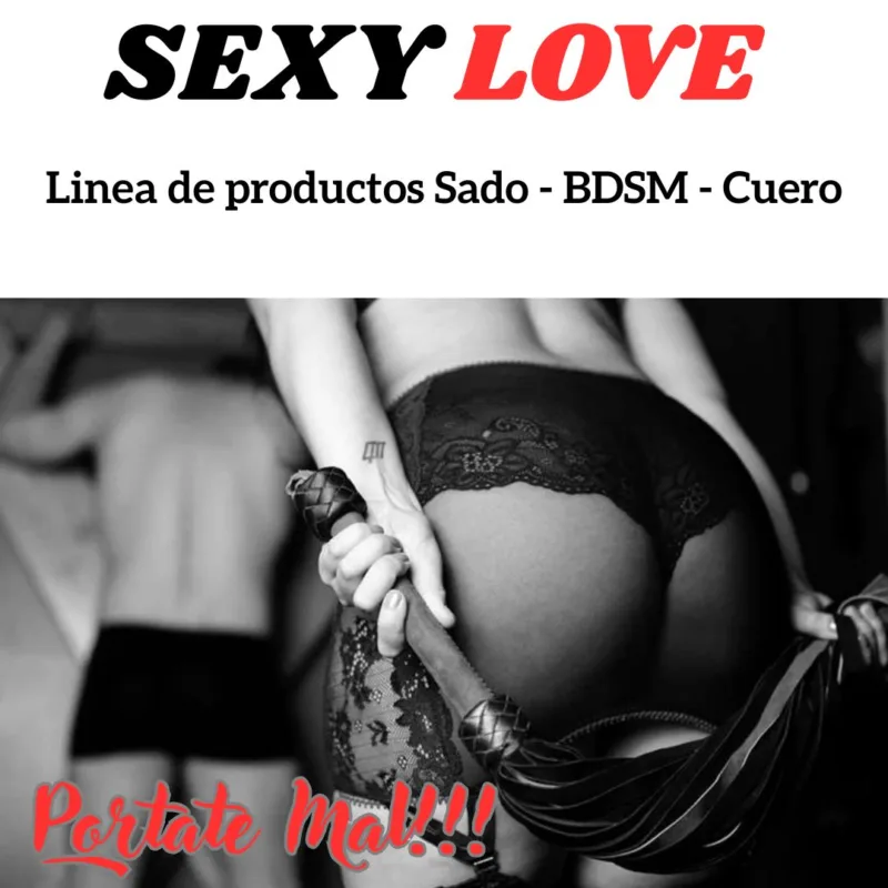 Esposas de Cuero con Cadena y Hebilla Regulable