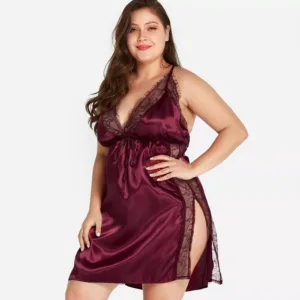 Camisolin Baby Doll Puntilla y Raso (AL205) Talle 100 al 140: imagen 3