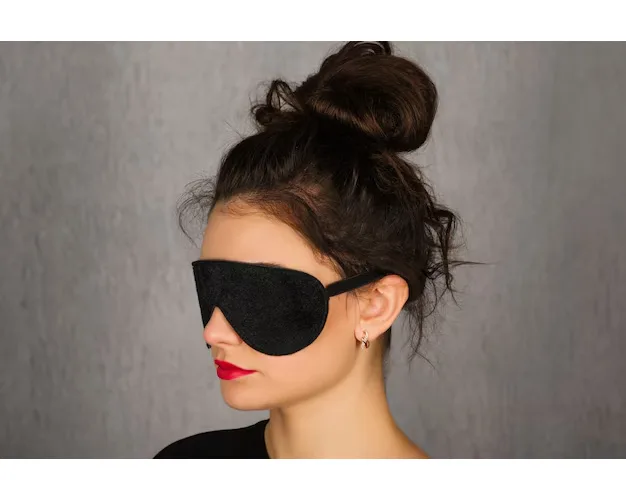 Antifaz Ciego de Cuero - Mascara Sado