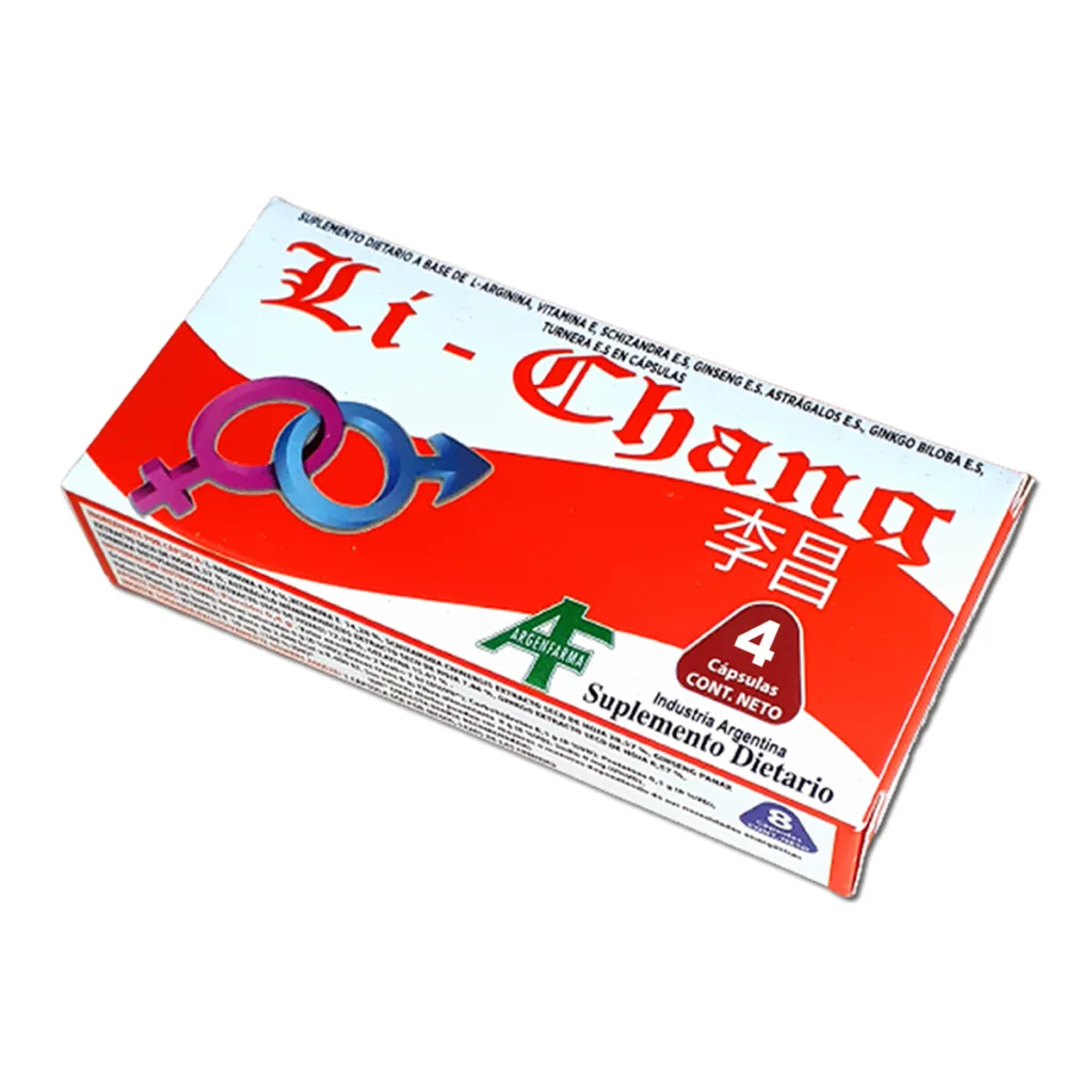 Li Chang 4 capsulas (1x4) - Vigor Masculino
