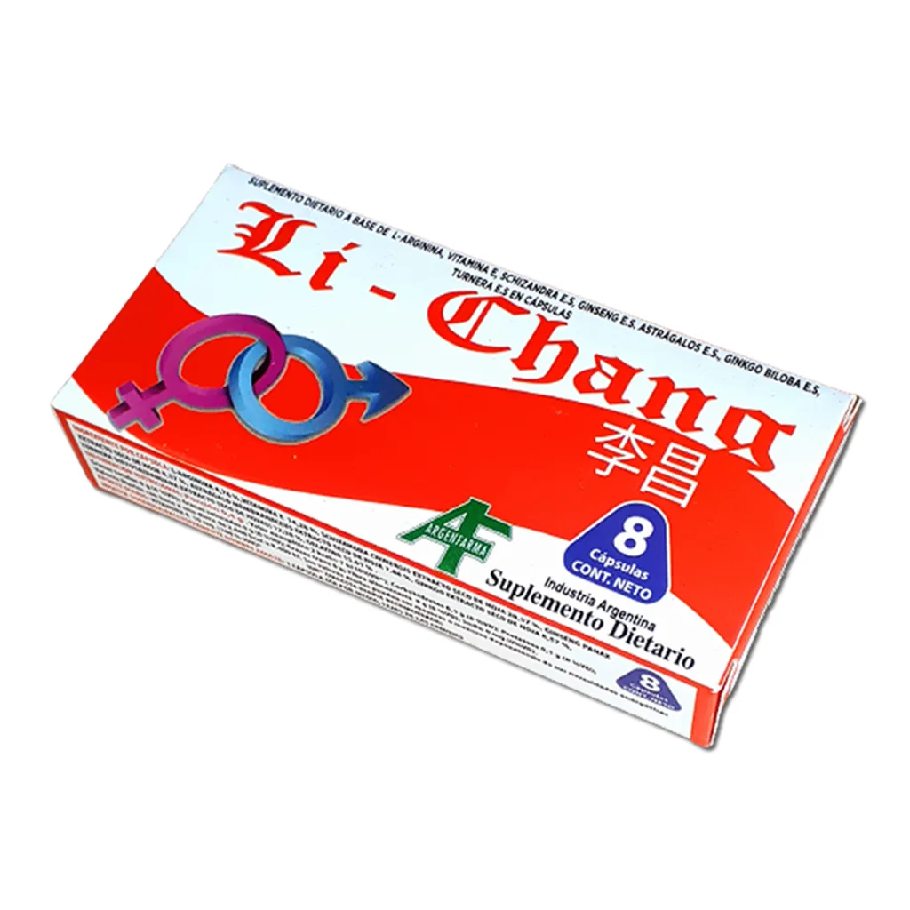 Li Chang 8 capsulas (1x8) - Vigor Masculino -