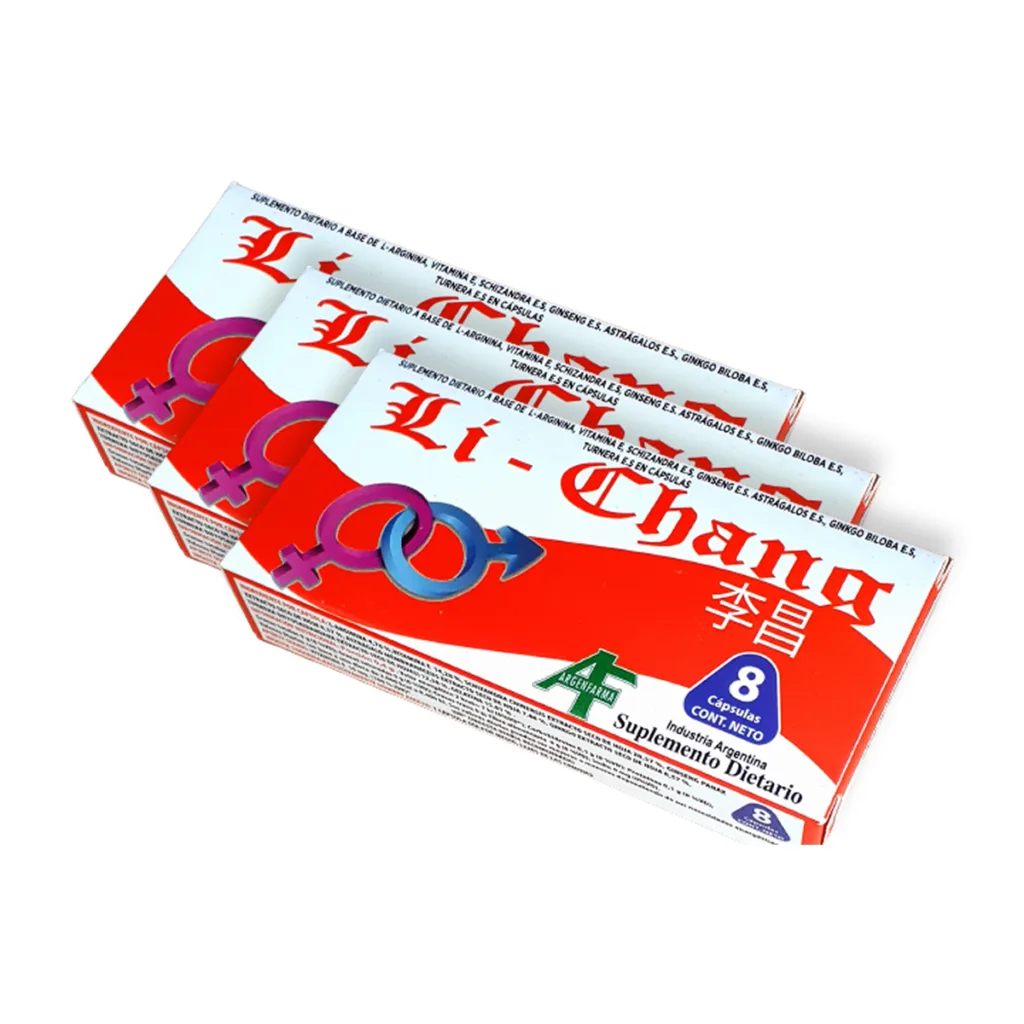 Li Chang 24 Capsulas (3x8) - Vigor Masculino