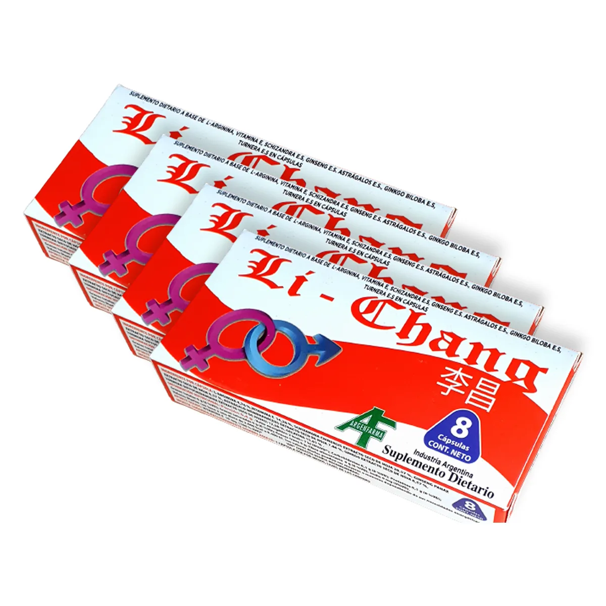 Li Chang 32 Capsulas (4x8) - Vigor Masculino: imagen 1