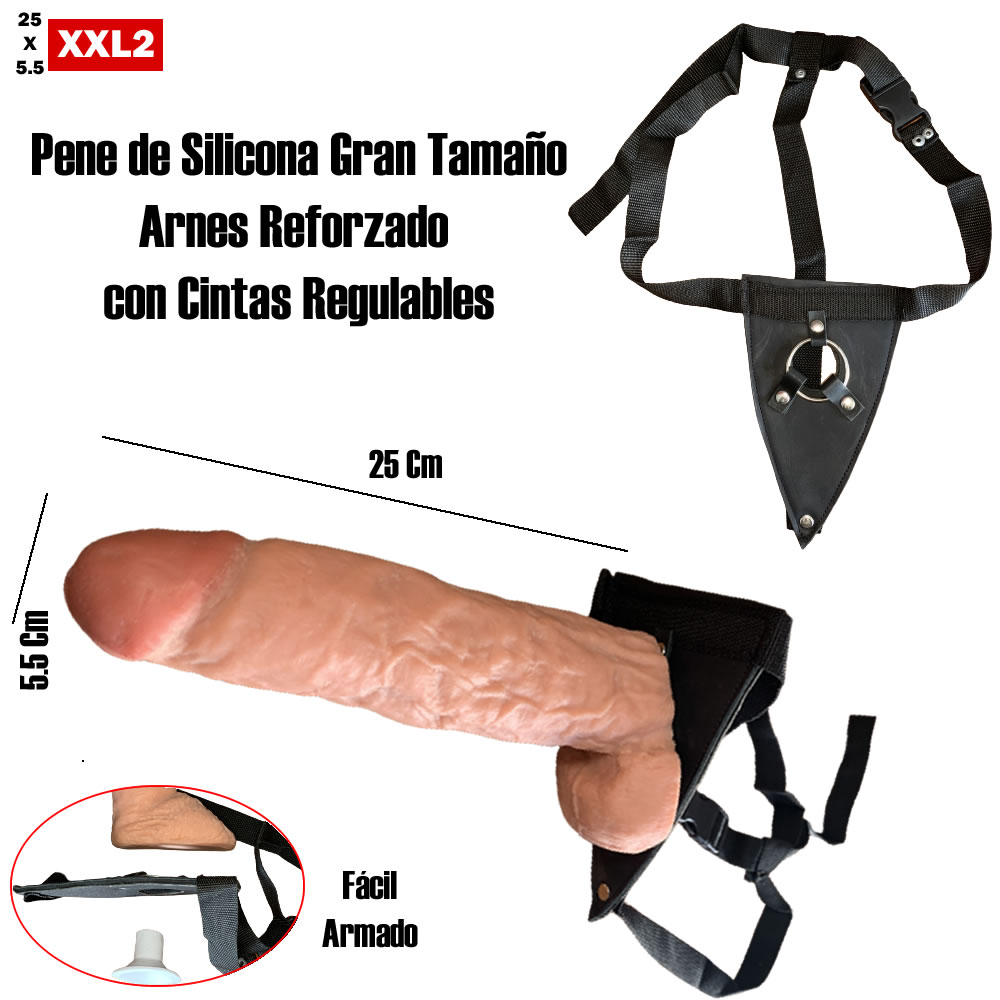 Macizo Silicona Arnes