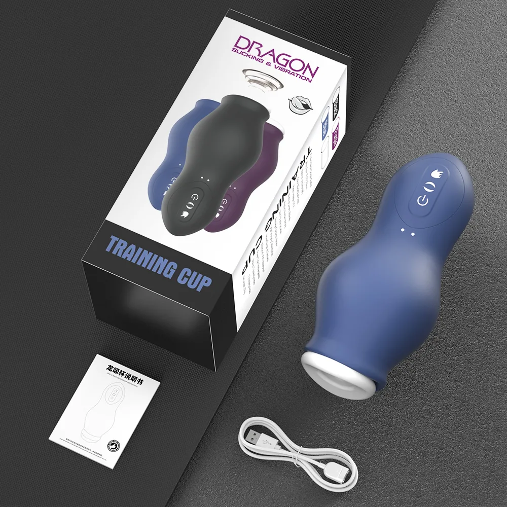 Masturbador Masculino Training Cup Vibra y Succiona: imagen 5