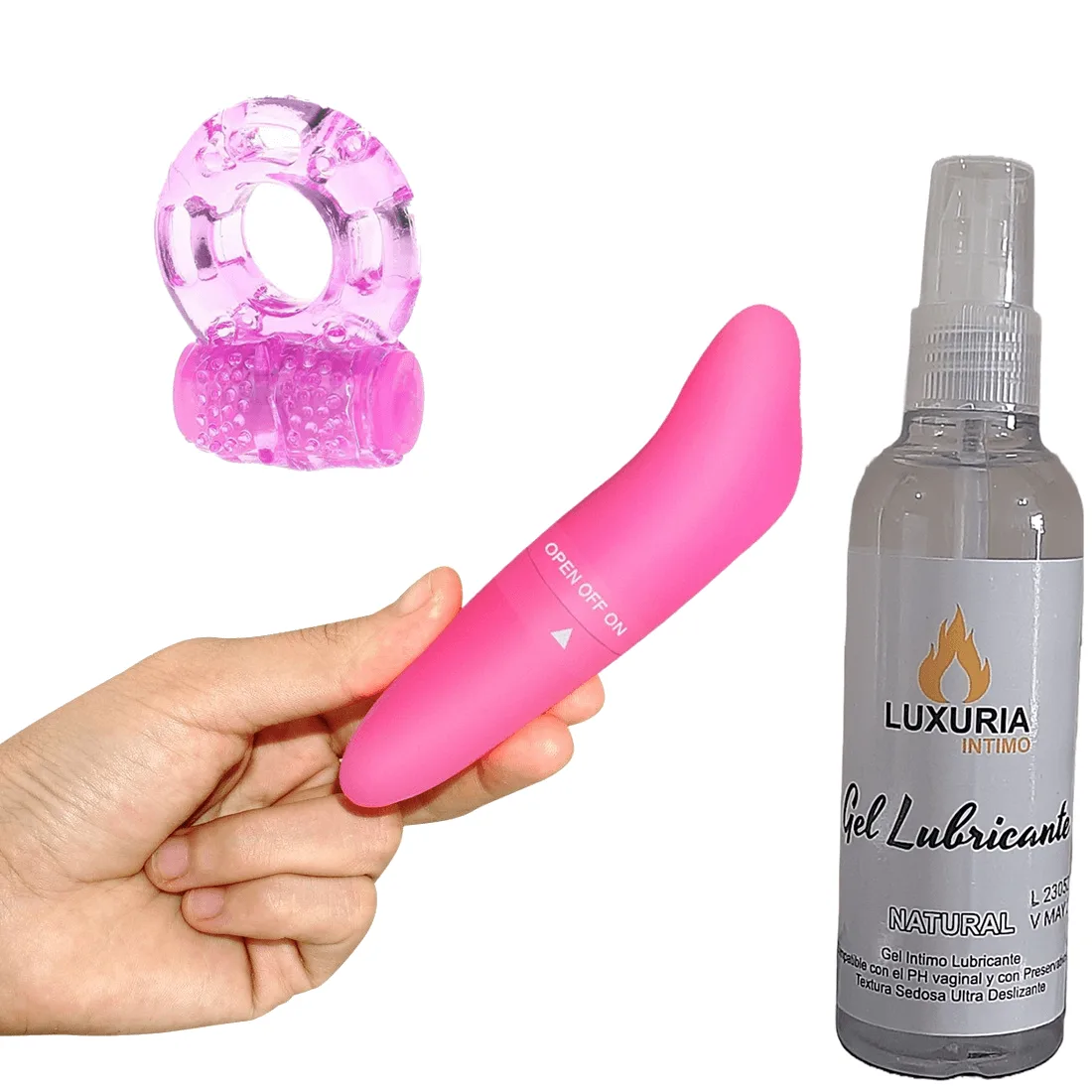 Anillo Peneano + Dildo Vibrador: imagen 1