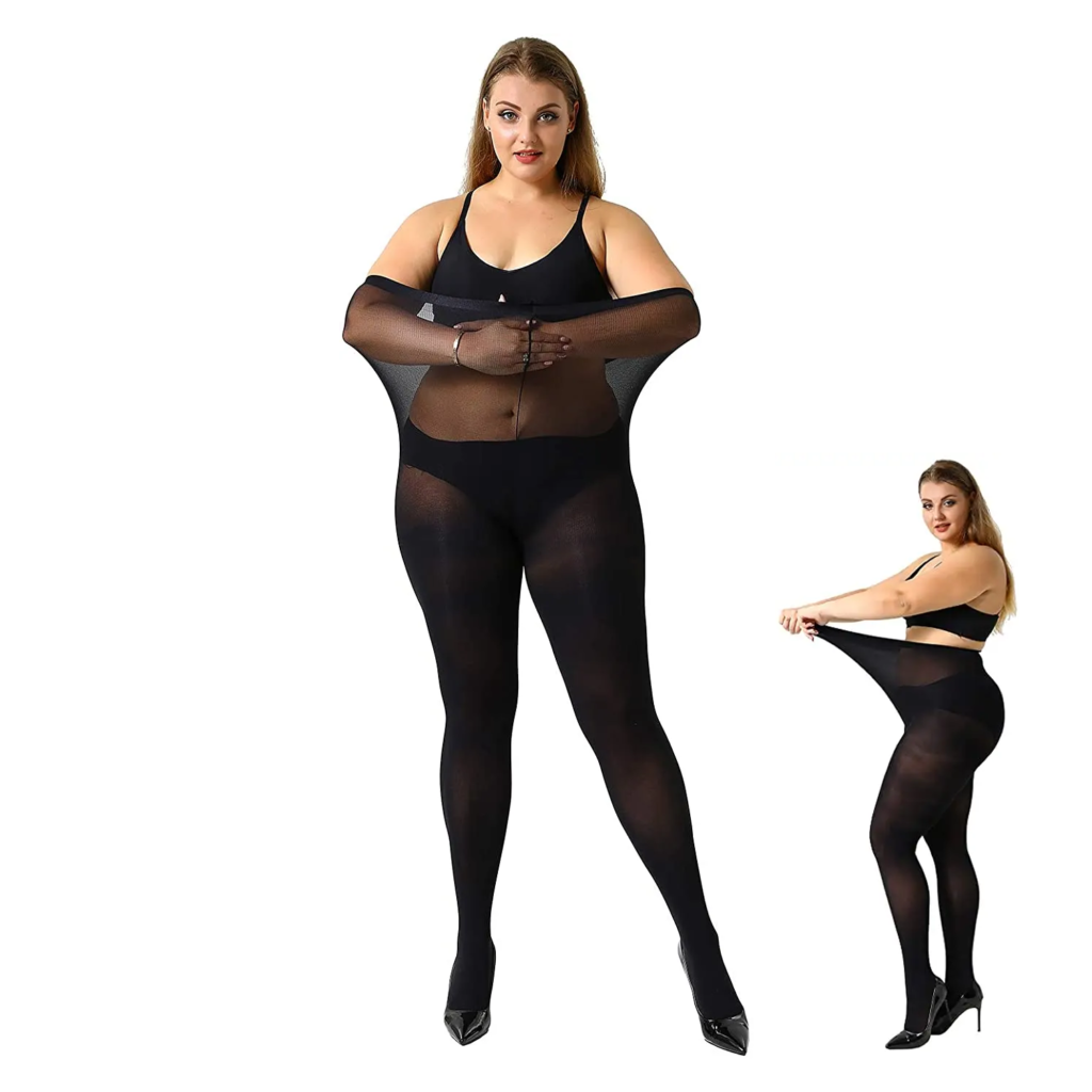 Panty media mujer lisa opaca cana can