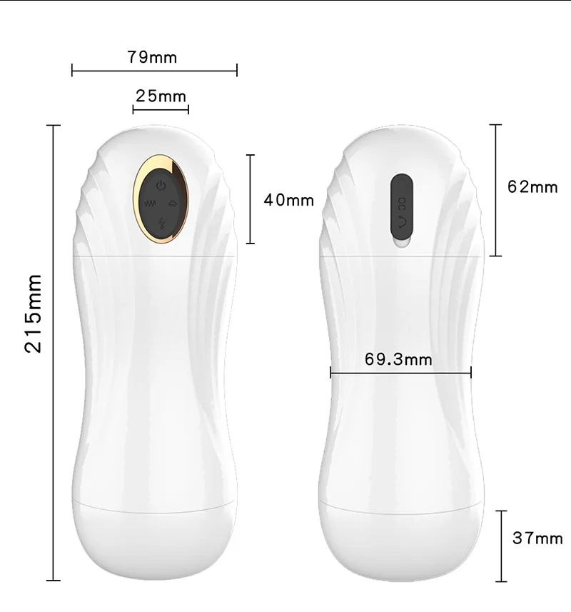 Masturbador Succionador Vibrador Gemidos