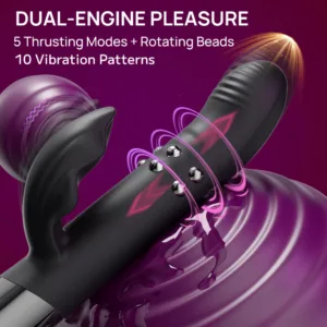 Vibrador Punto G con Movimiento y Rotación (Sube y Baja): imagen 9