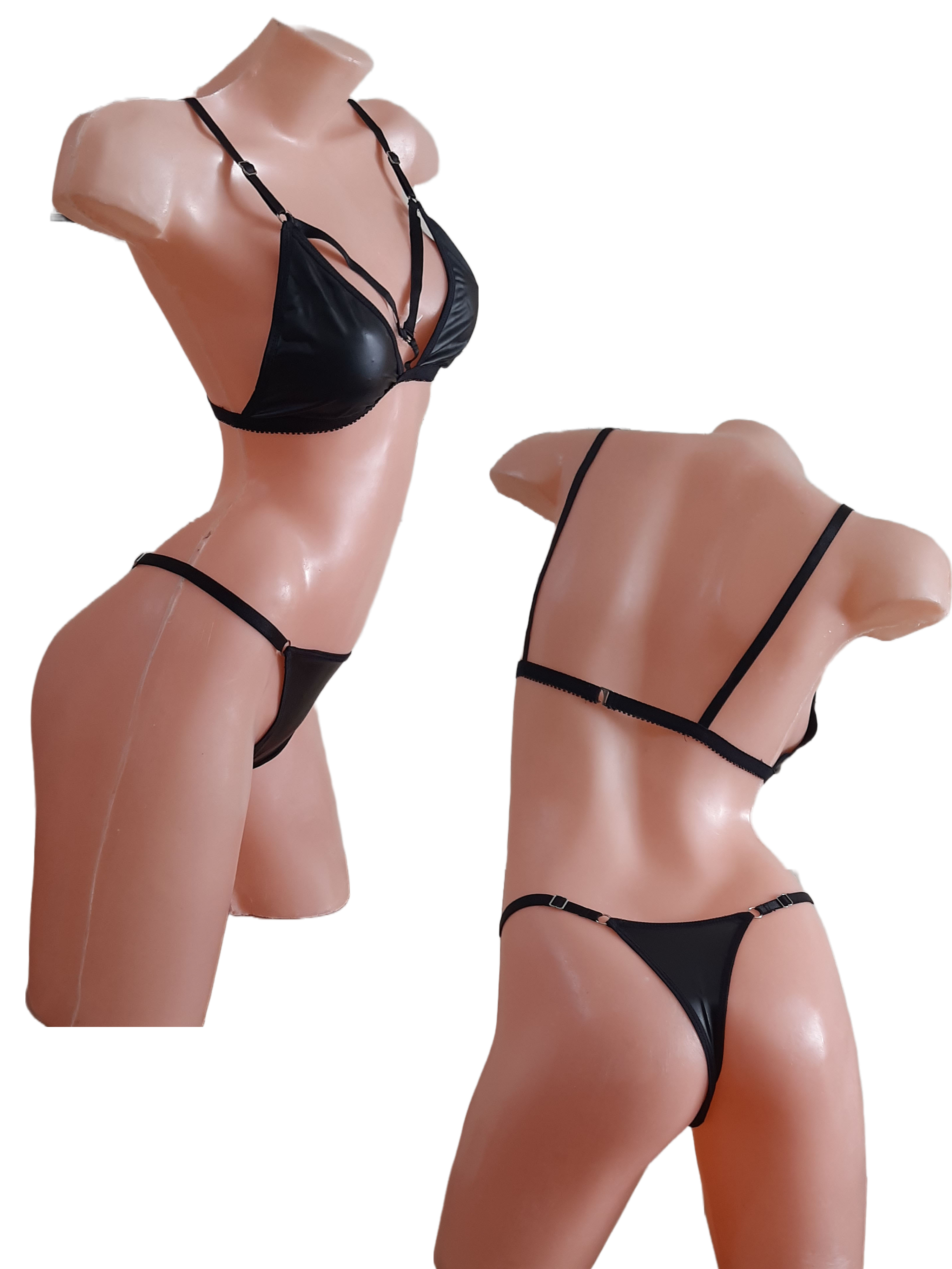 CONJUNTO ENGOMADO CORPIÑO Y COLALESS (art 2016) Talle 85 al 100: imagen 4