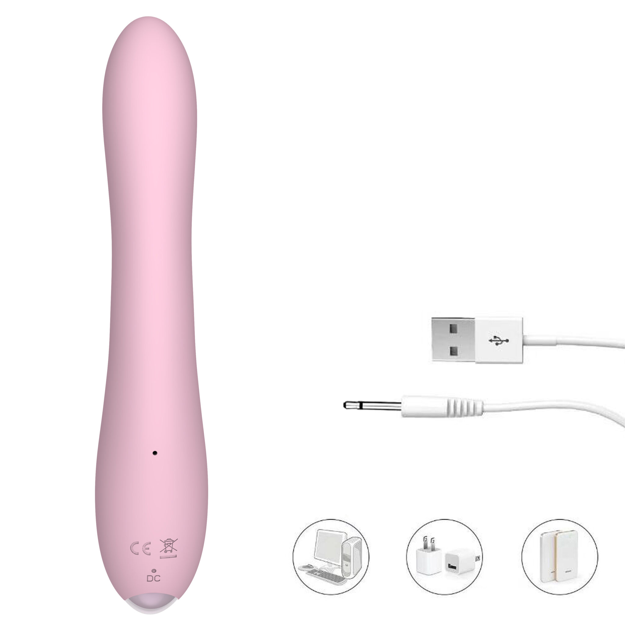 Vibrador Succionador de Clitoris - USB - Simil Satisfyer: imagen 2