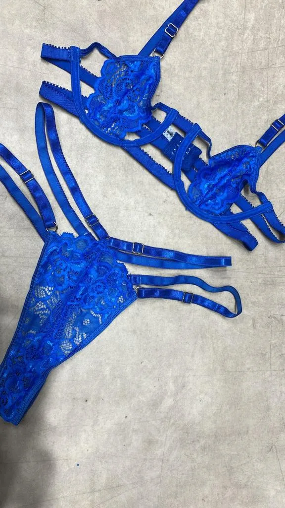 Conjunto Aro Corpiño y Colaless (art 2019) Talle 85 al 120